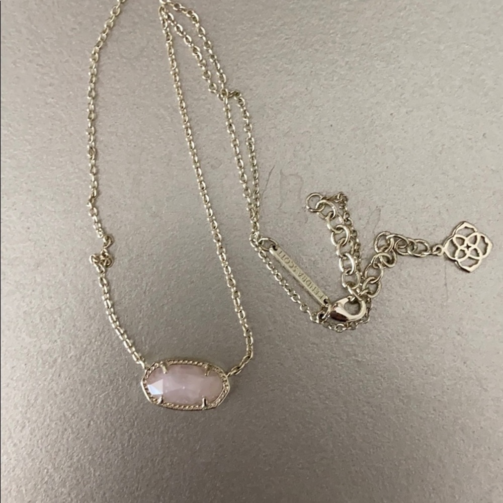 Light pink Kendra Scott necklace